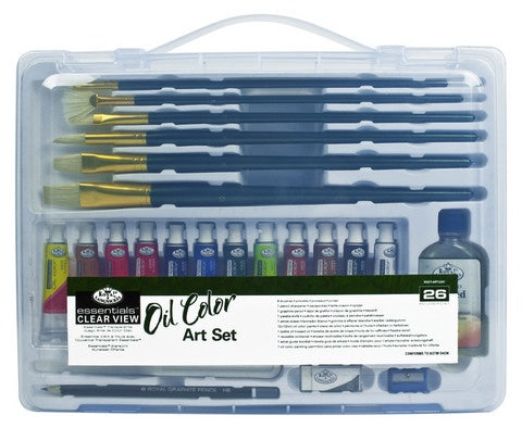 ROYAL OIL ART SET LARGE CLEAR VIEW