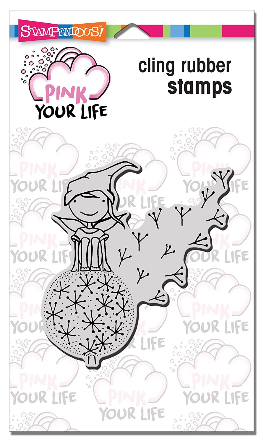 STA CLING WHISPER DANDELION STAMP