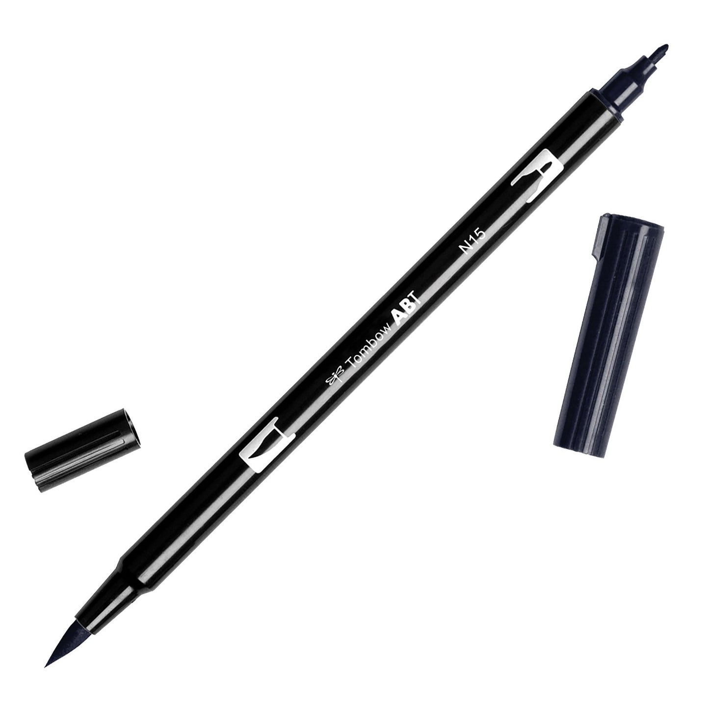 TOMBOW N15 BLACK DUAL BRUSH MARKER