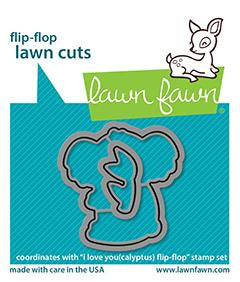 LF I LOVE YOU(CALYPTUS) FLIP FLOP DIE SET