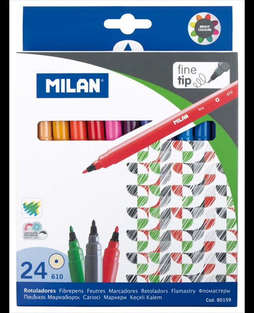 MILAN MARKERS 24PC