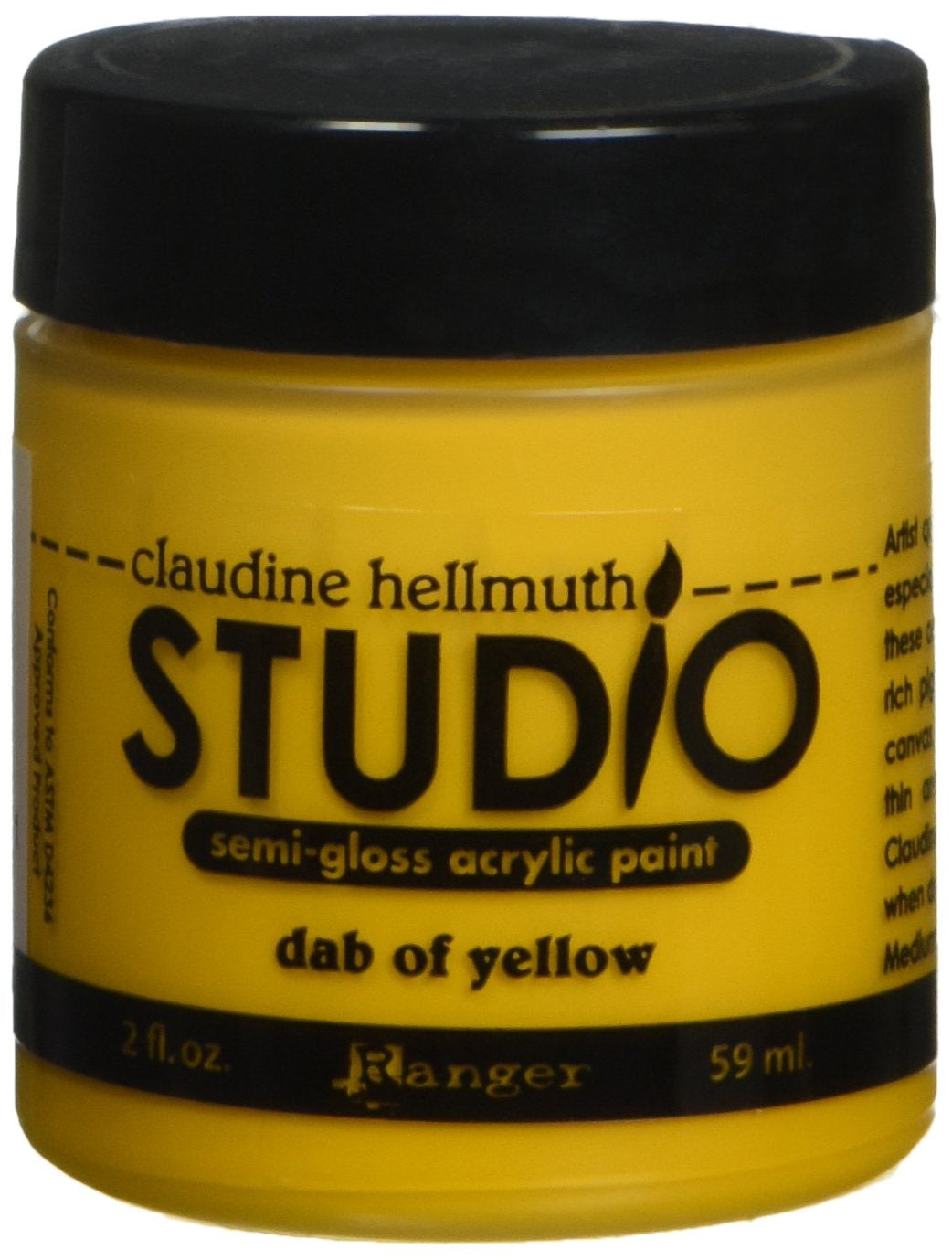STUDIO DAB OF YELLOW ACRYLIC