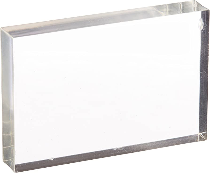 H A CLEAR BLOCK 2 X 3"