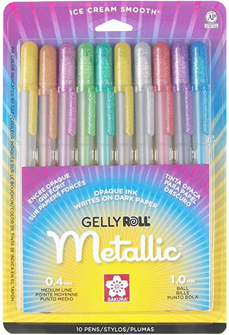 GELLY ROLL METALLIC SET 10 PC