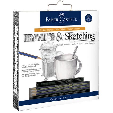 FABER DRAWING & SKETCHING 30 PC KIT