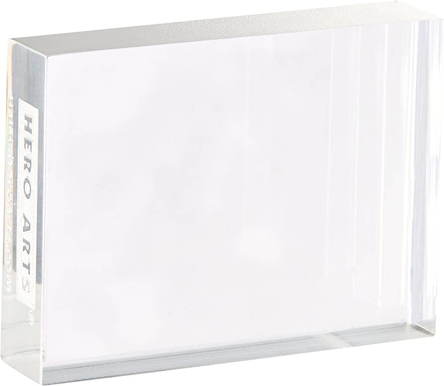 H A CLEAR BLOCK 1.5 X 2"