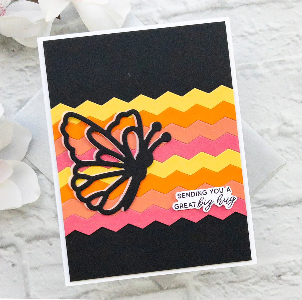 LDRS ZIG ZAG SLIMLINE BACKGROUND STRIPS DIES