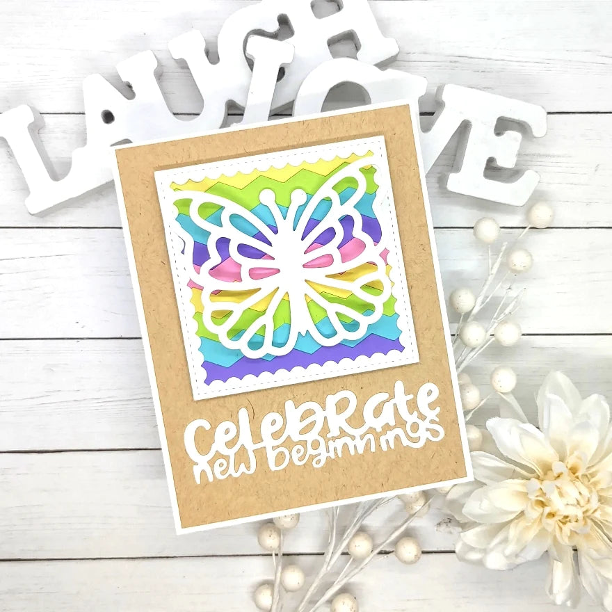LDRS ZIG ZAG SLIMLINE BACKGROUND STRIPS DIES