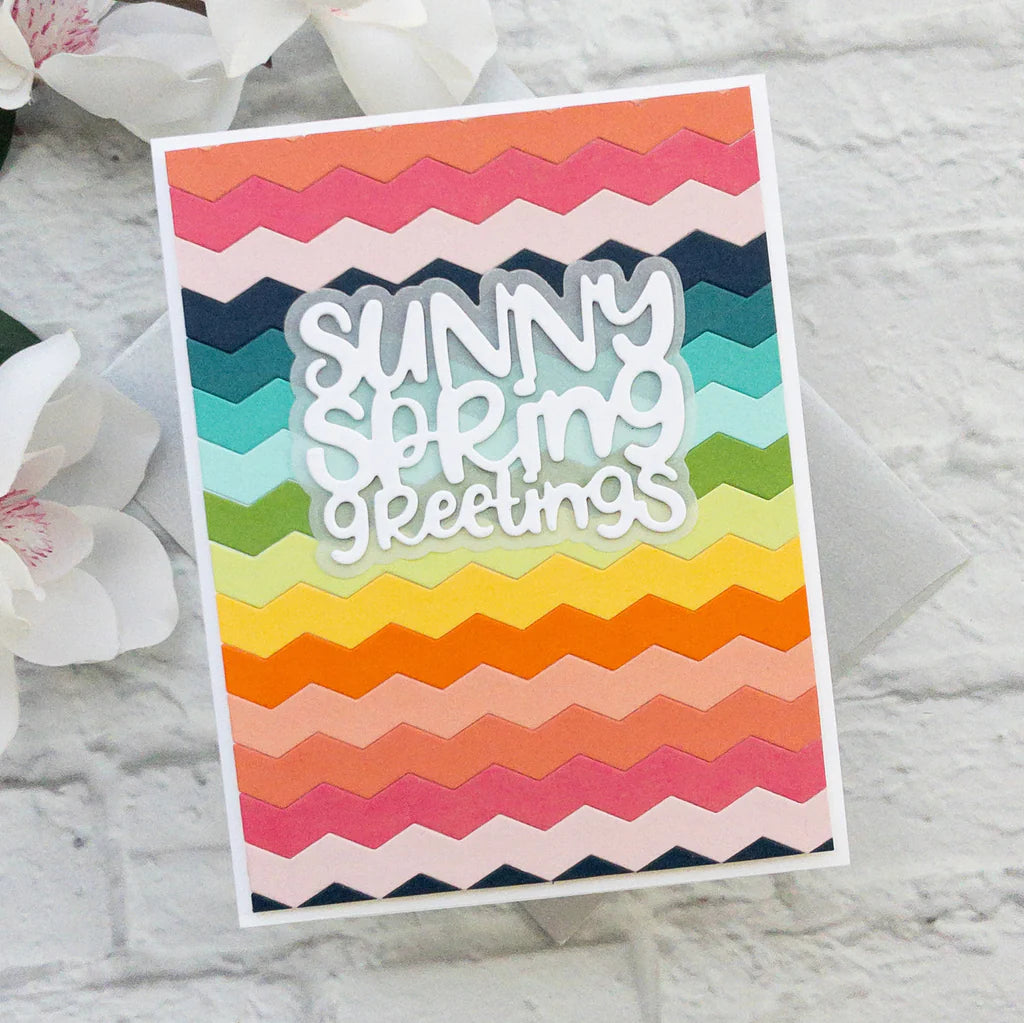 LDRS ZIG ZAG SLIMLINE BACKGROUND STRIPS DIES