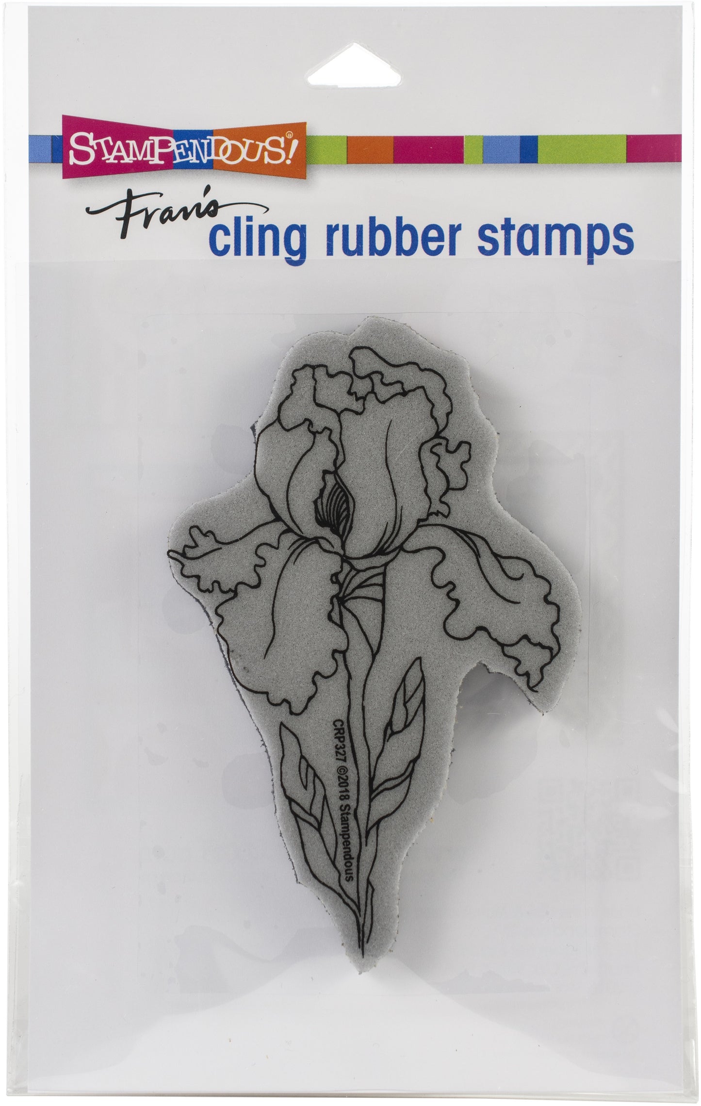 STA CLING SINGLE IRIS STAMP