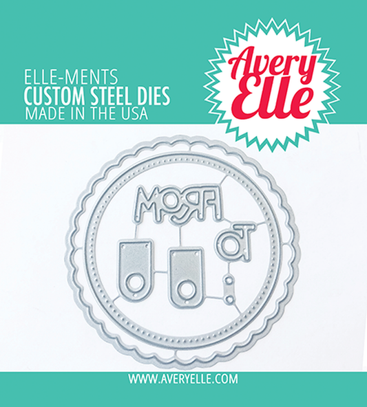 AE HOLIDAY CIRCLE TAGS DIE CUT SET