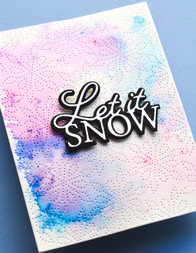 MB LET IT SNOW POSH SCRIPT DIES