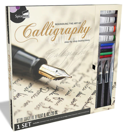 SPICE BOX MC CALLIGRAPHY SET
