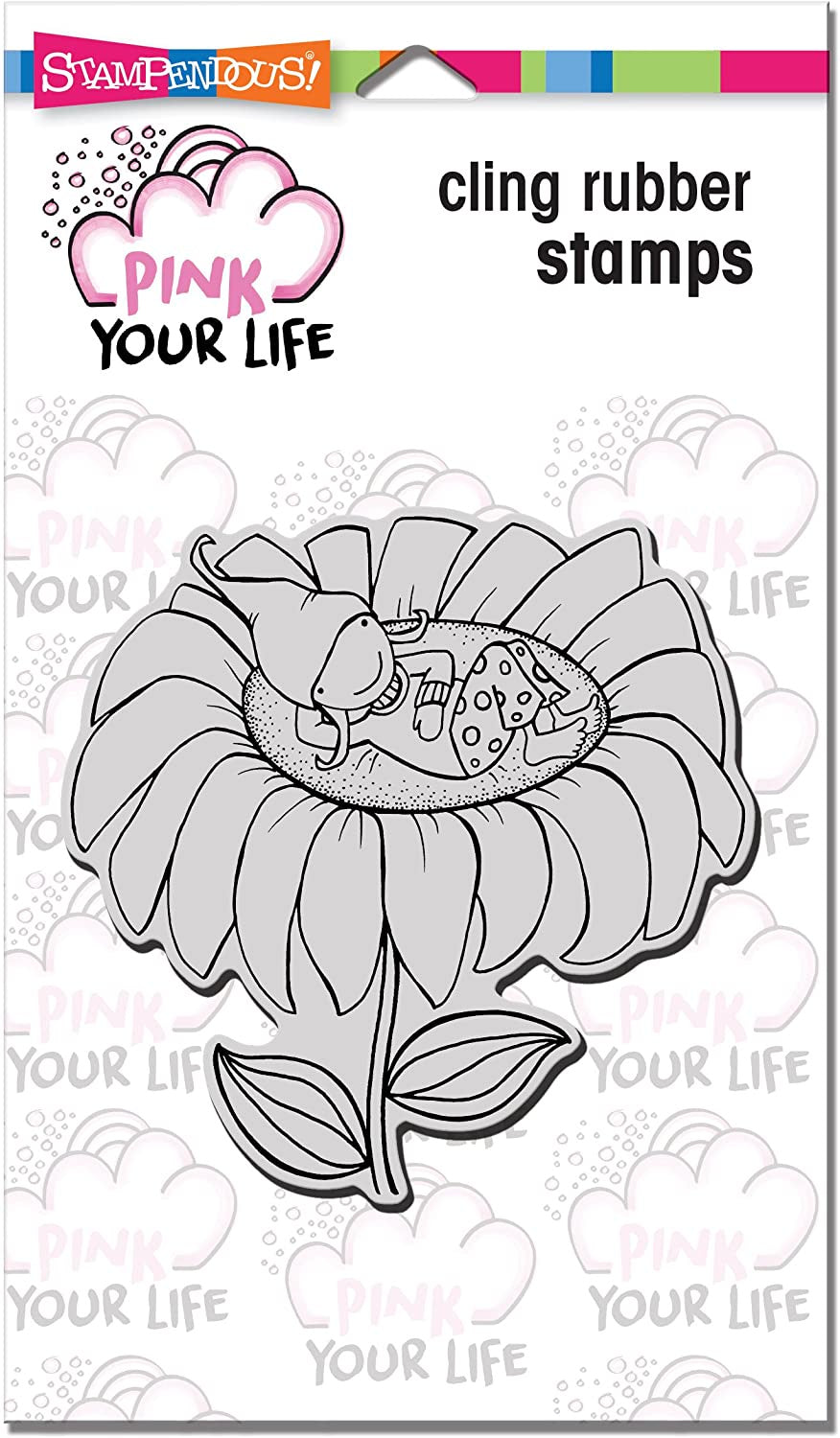 STA CLING WHISPER SUNFLOWER STAMP