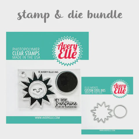 AE SUNSHINE STAMP AND DIE BUNDLE