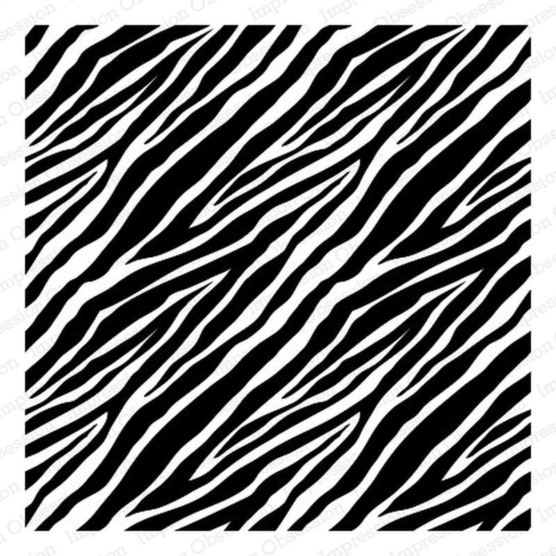 IO CAC ZEBRA 6X6 CLING STAMP