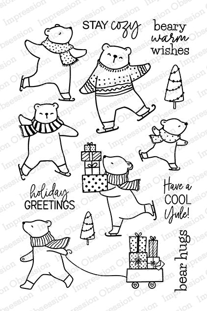 IO COOL YULE CLEAR STAMP SET