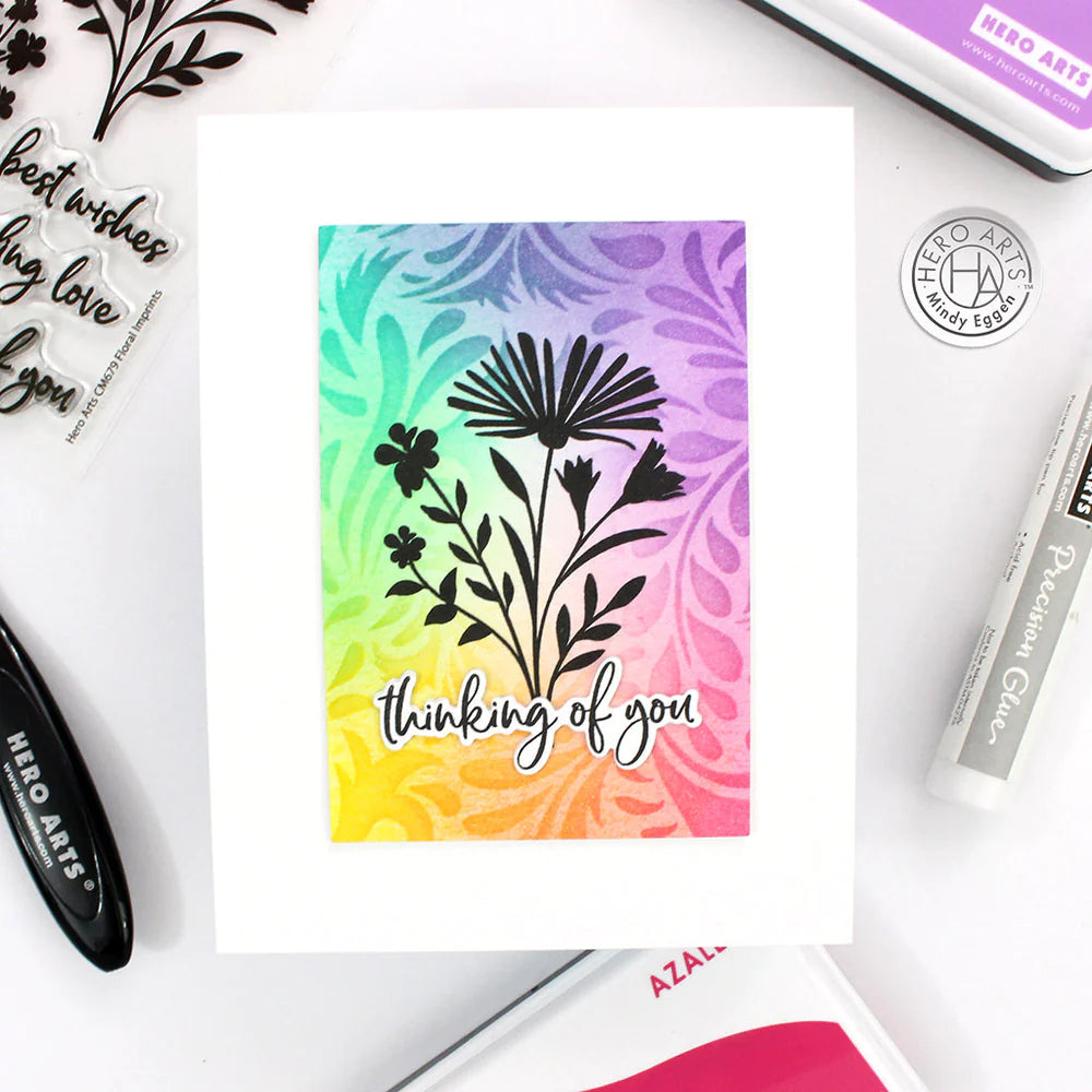 H A FLORAL IMPRINTS STAMP & DIE BUNDLE