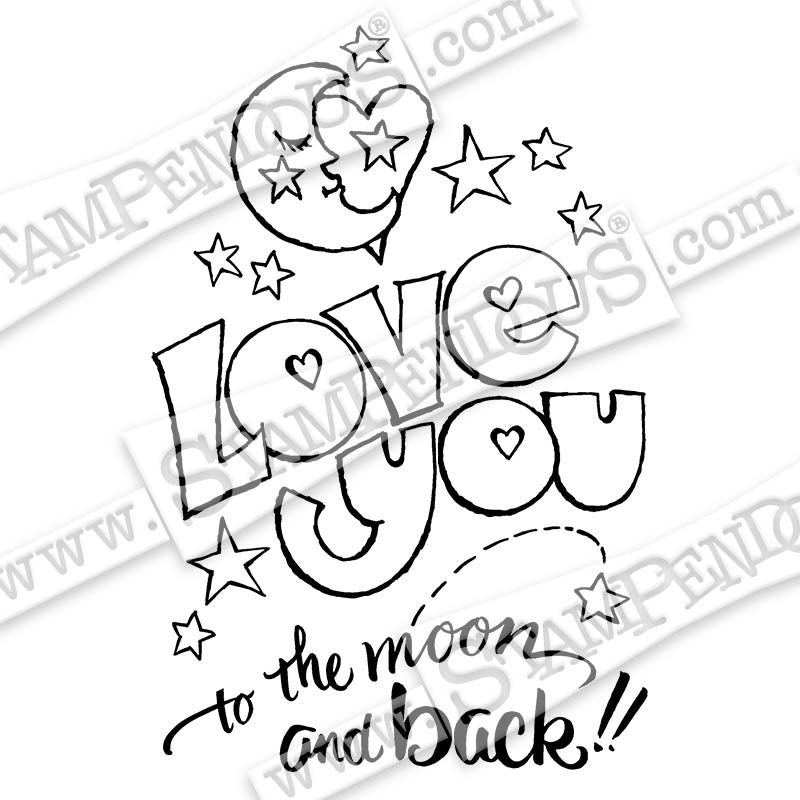 STA CLING GREAT BIG LOVE STAMP
