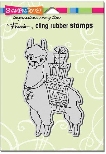 STA CLING LLAMA DELIVERY STAMP