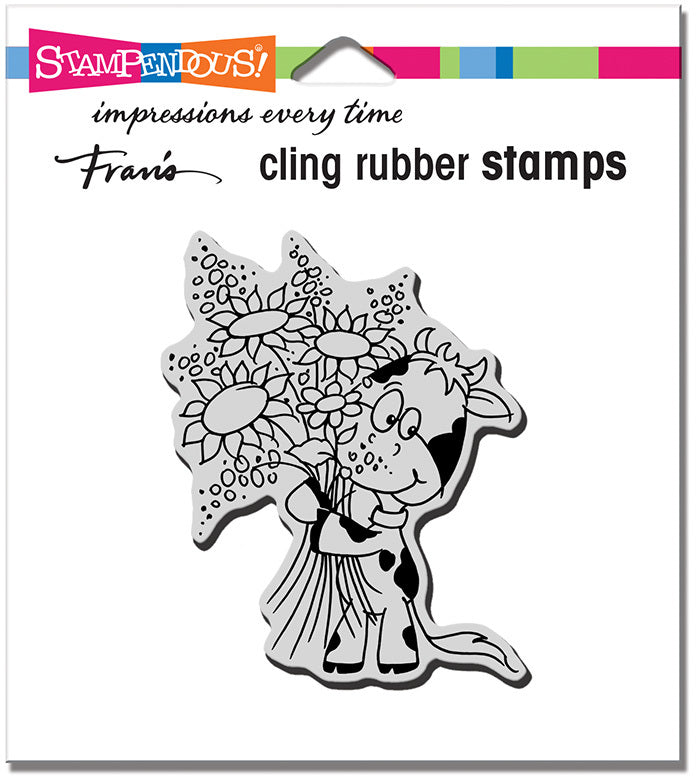 STA COWLIK BOUQUET CLING STAMP