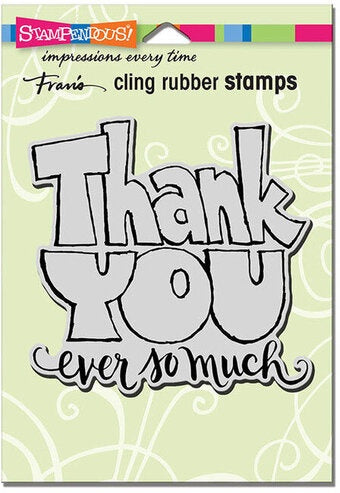 STA CLING GREAT BIG THANKS STAMP