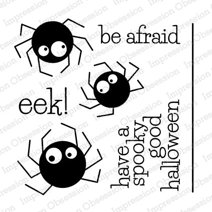 IO SPIDER TRIO CLEAR STAMP SET
