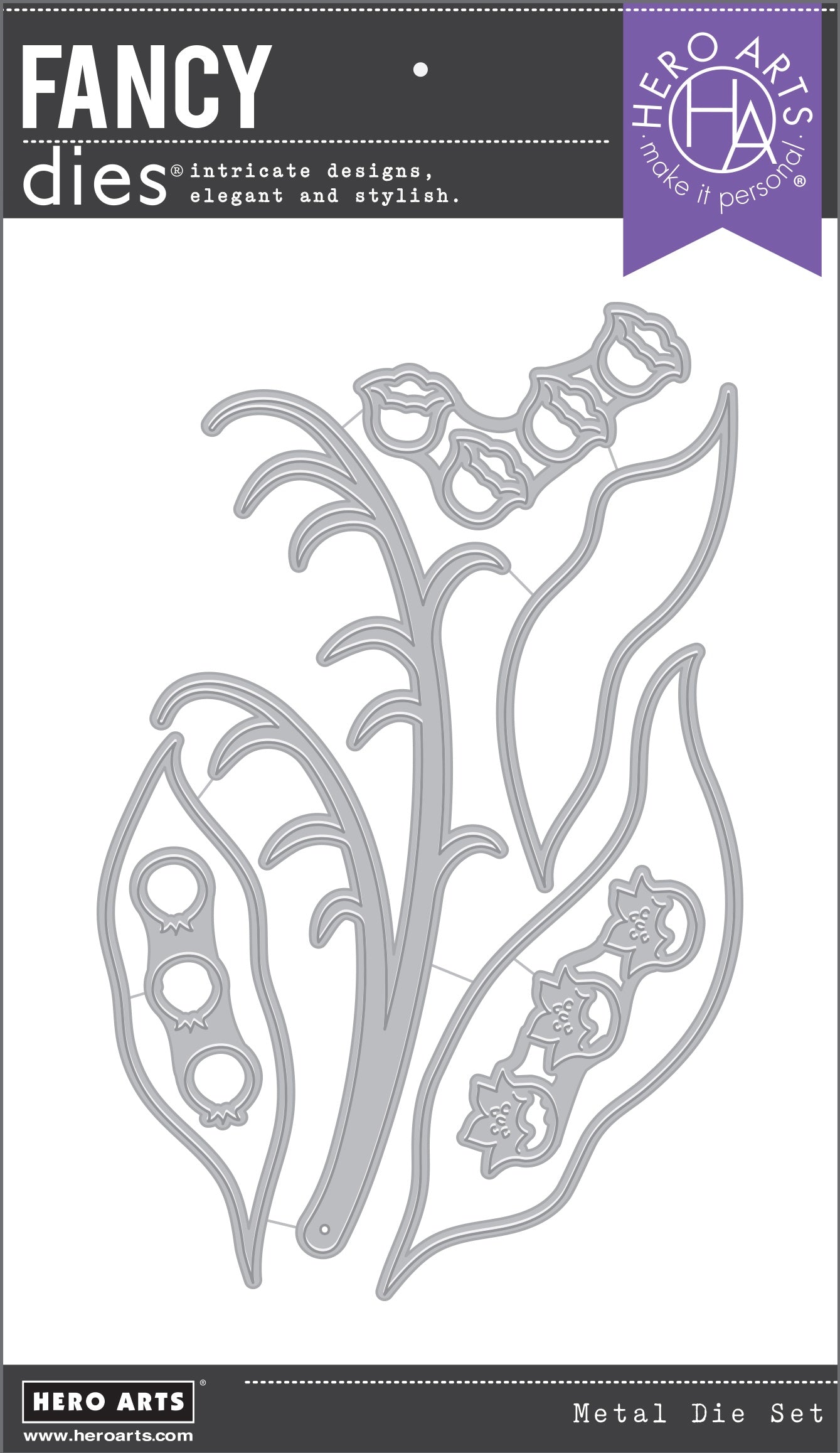 H A LILY OF THE VALLEY DIE SET