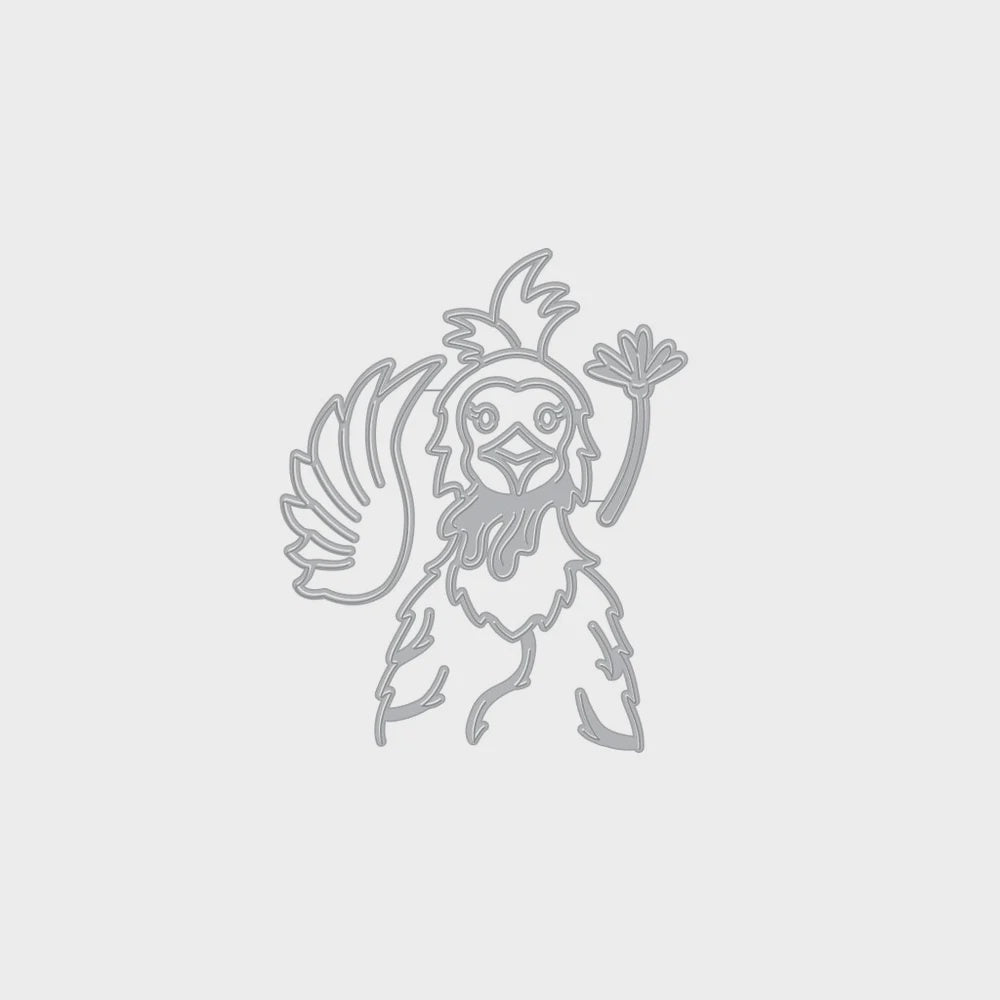 H A PEEKING CHICKEN DIE SET