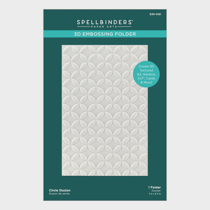 SB CIRCLE ILLUSION 3D EMBOSSING FOLDER