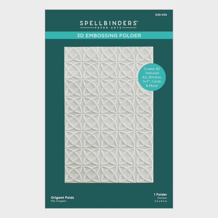 SB ORIGAMI FOLDS 3D EMBOSSING FOLDER
