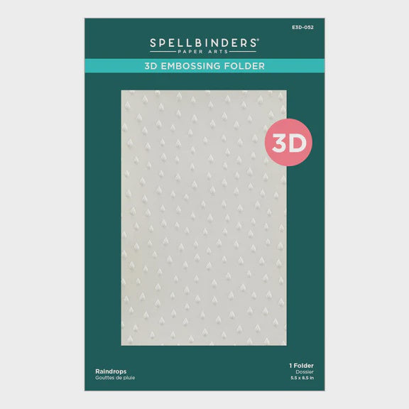 SB RAINDROPS 3D EMBOSSING FOLDER