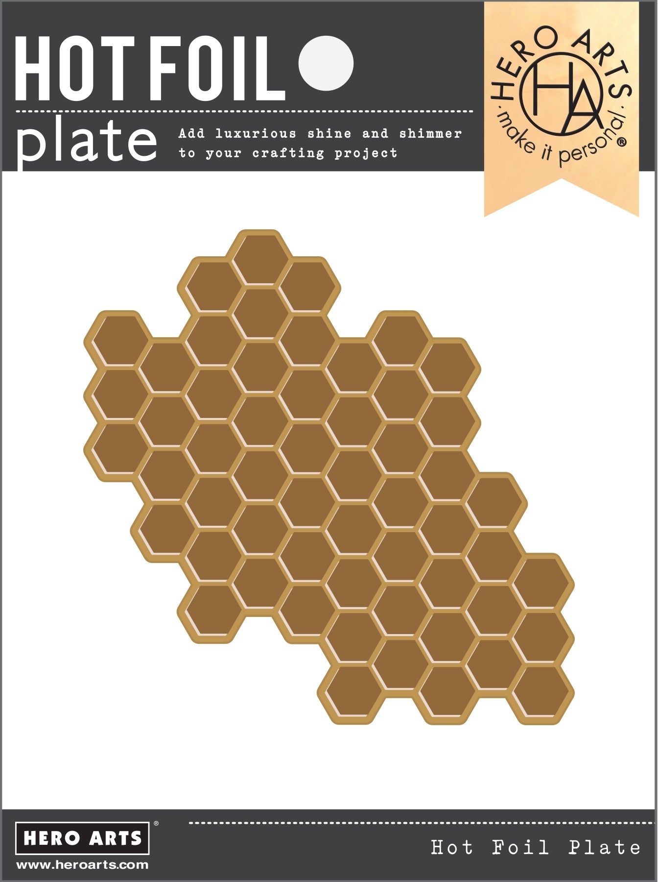 H A HONEYCOMB HOT FOIL PLATE