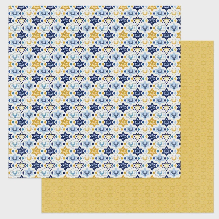 PHOTOPLAY MENORAH 12X12 PAPER