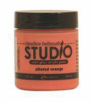 STUDIO ALTERED ORANGE ACRYLIC