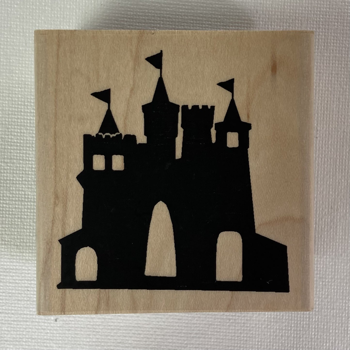 IO SOLID SANDCASTLE WOOD STAMP