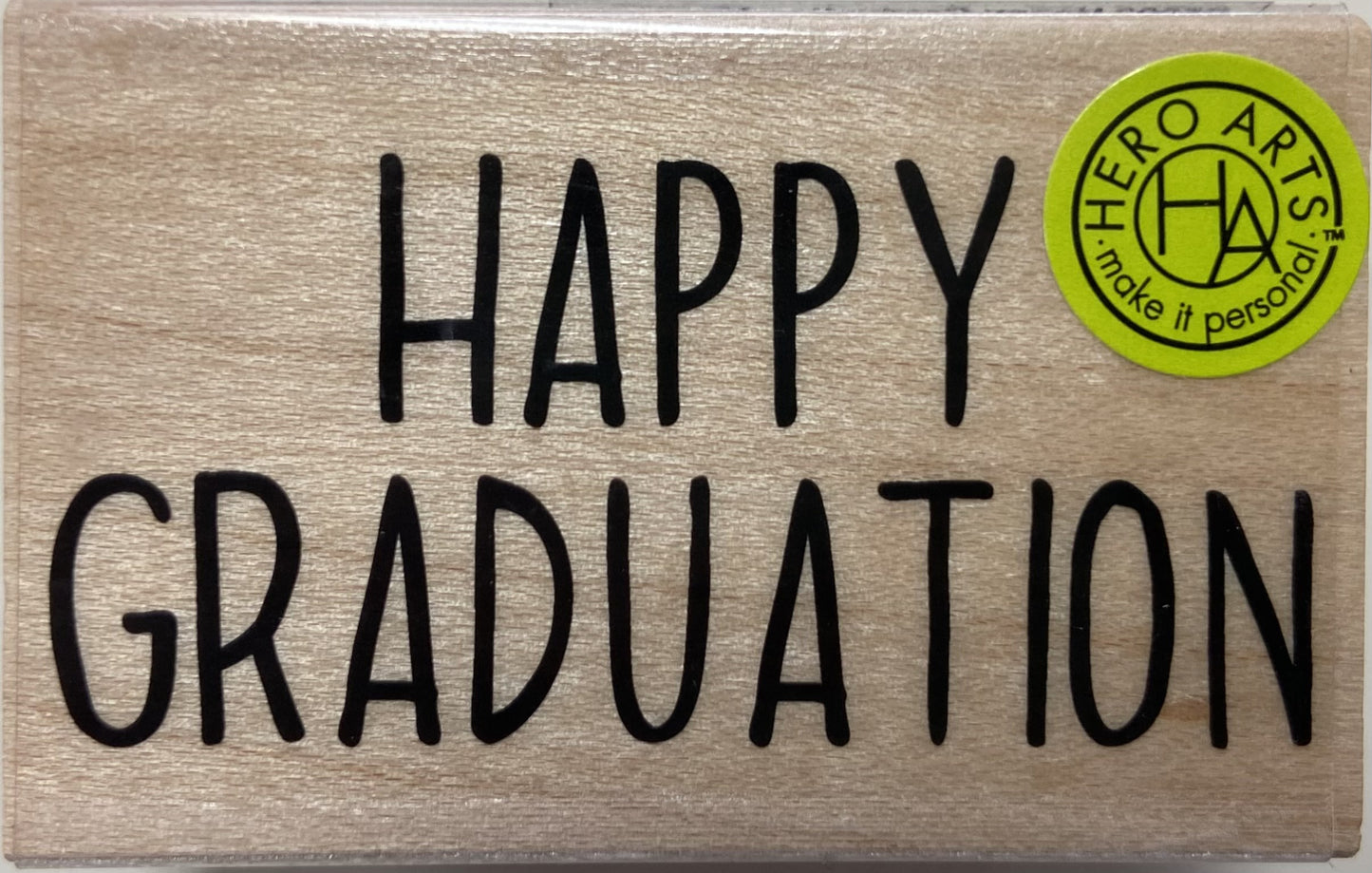 H A HAPPY GRADUATION MESSAGE STAMP