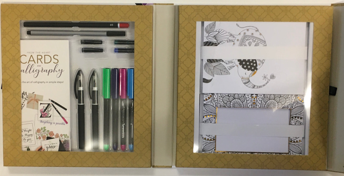 SPICE BOX CARDS AND CALLIGRAPHY