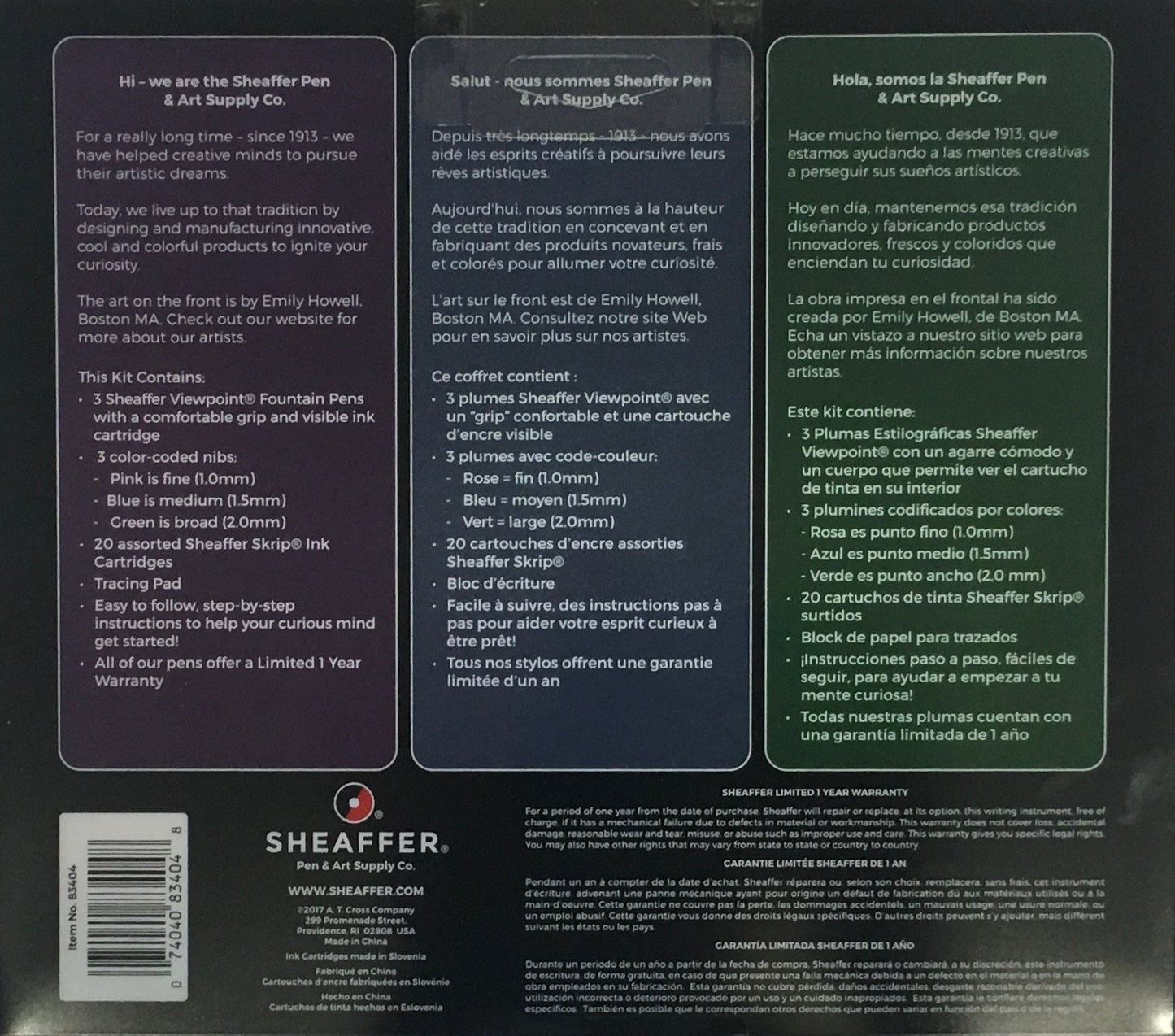 SHEAFFER CALLIGRAPHY MAXI SET