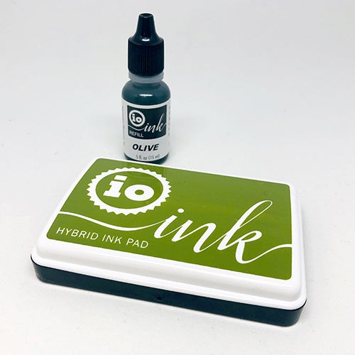 IO HYBRID OLIVE INK PAD