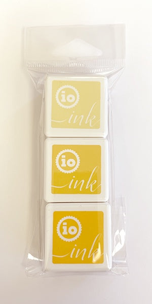 IO INK CUBE TRIO SHADES OF GOLD