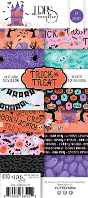 LDRS TRICK OR TREAT 4X9 PAPER PACK