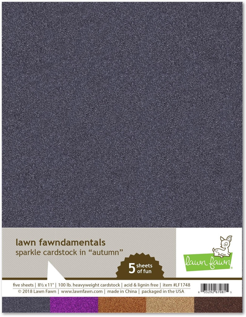 LF CARDSTOCK SPARKLE AUTUMN