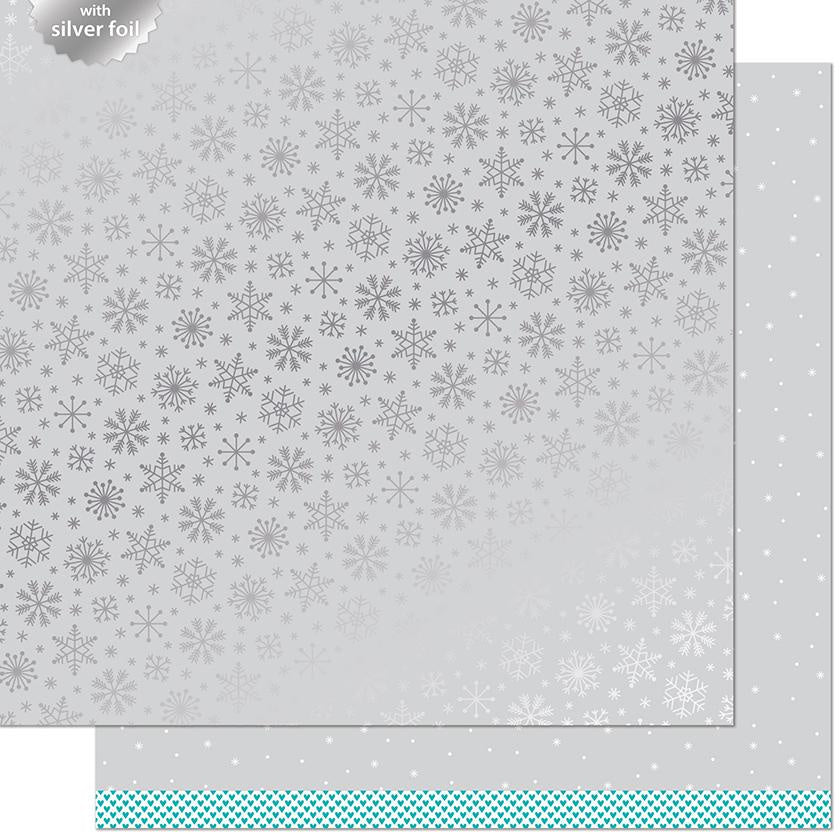 LF BRRR SNOWFLAKES 12X12 PAPER