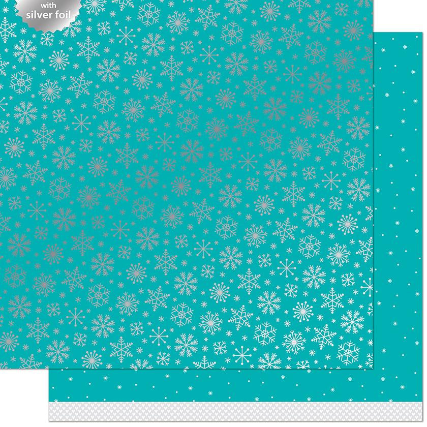 LF ARCTIC SNOWFLAKES 12X12 PAPER