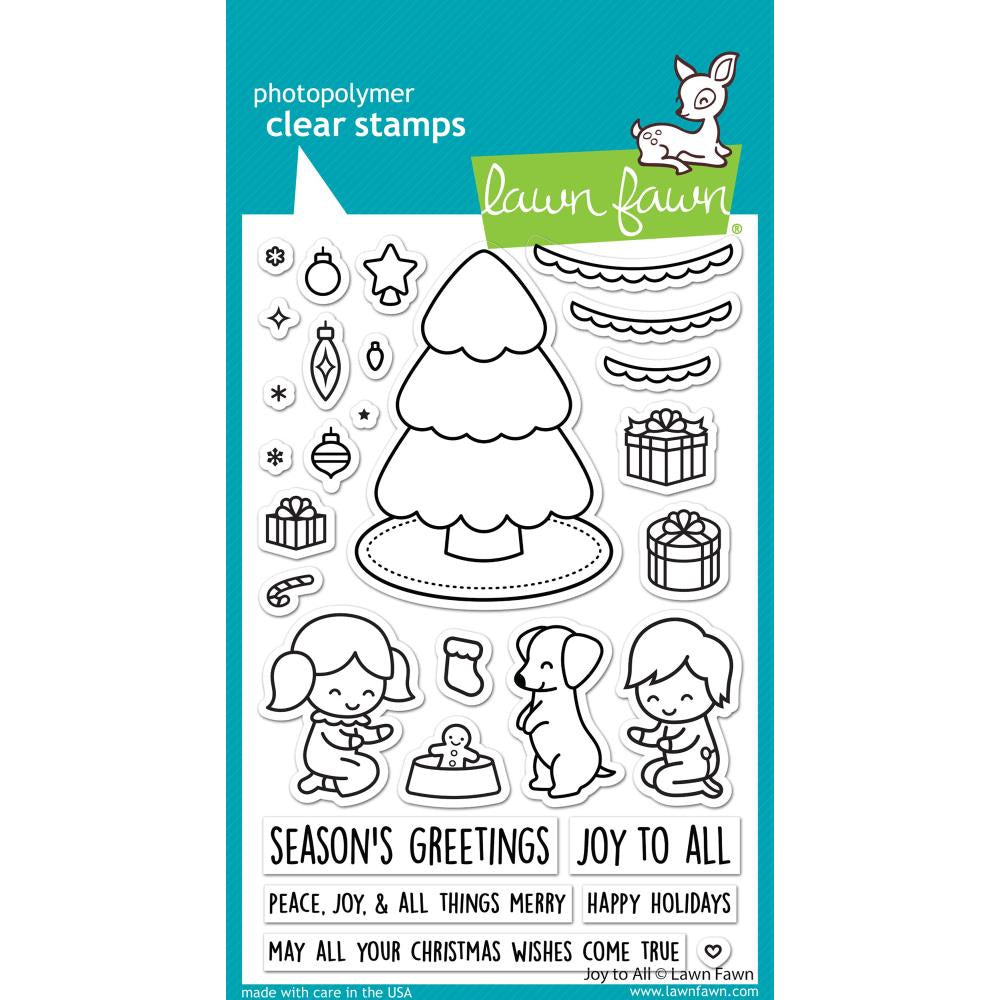LF JOY TO ALL CLEAR STAMP SET