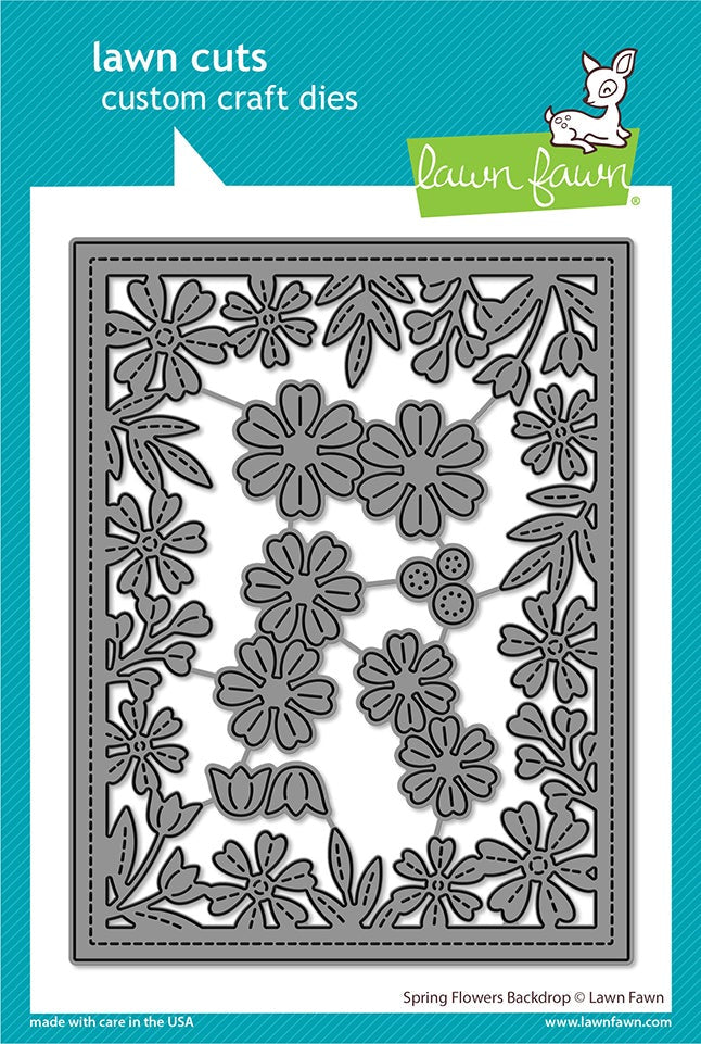 LF SPRING FLOWERS BACKDROP DIE SET