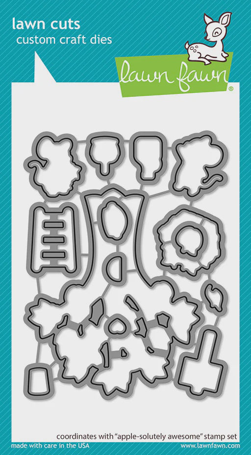 LF APPLE-SOLUTELY AWESOME DIE SET