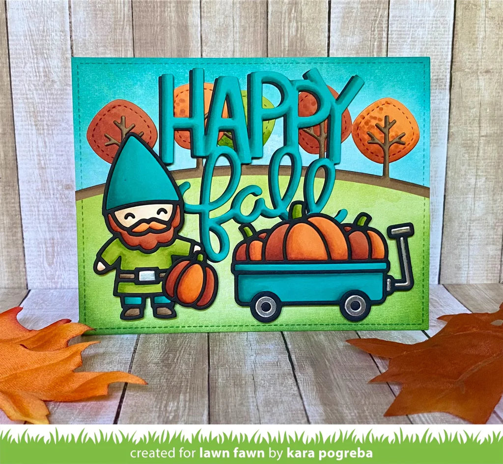 LF PUMPKIN WAGON DIE SET