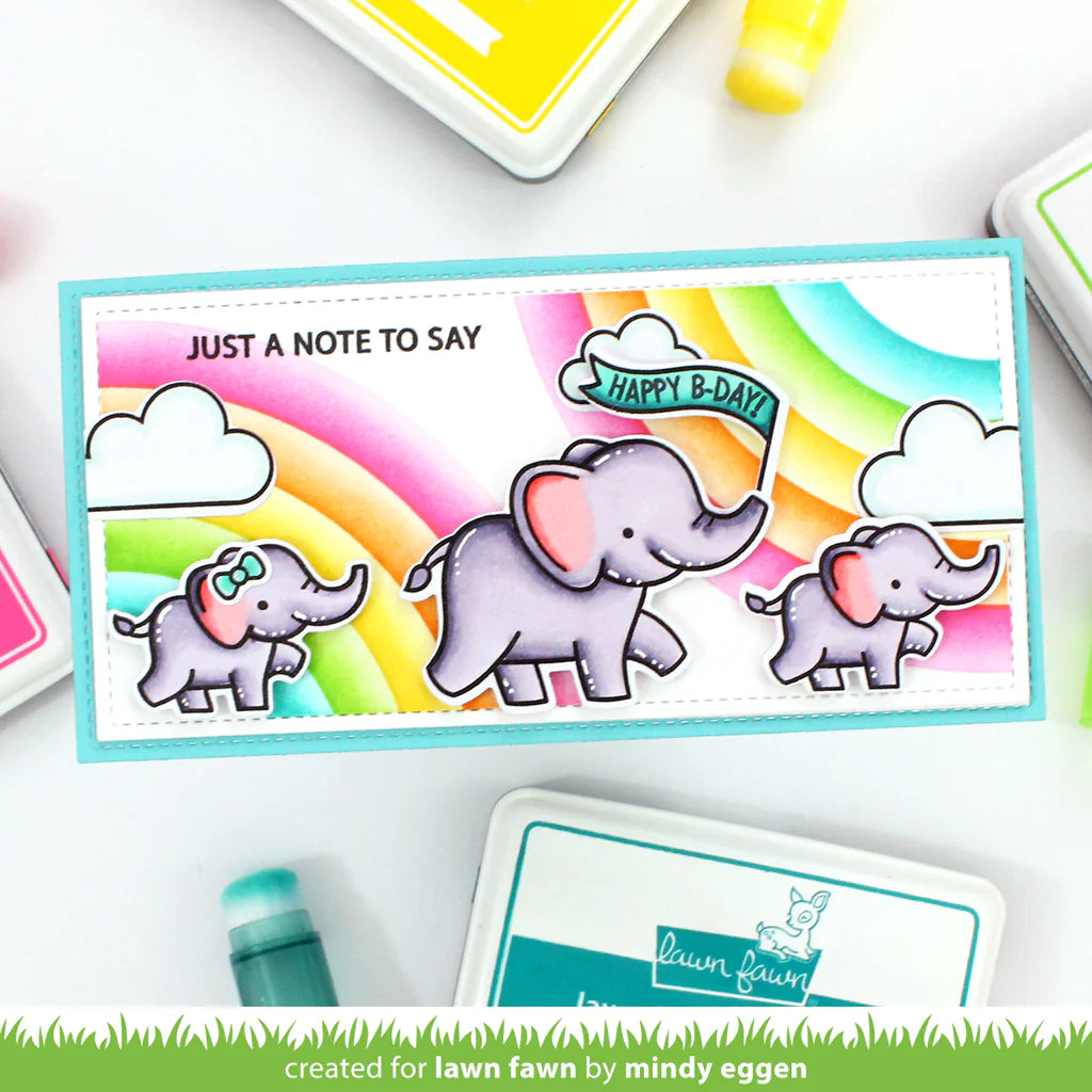 LF CORNER RAINBOW STENCILS